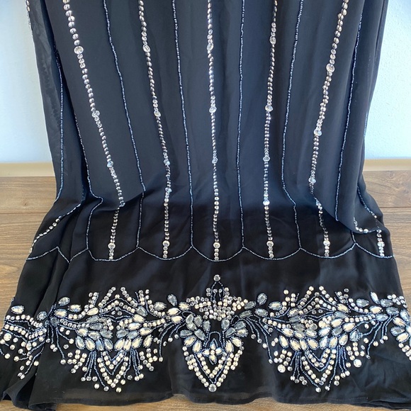 Boston Proper stunning beaded maxi dress - Picture 4 of 12